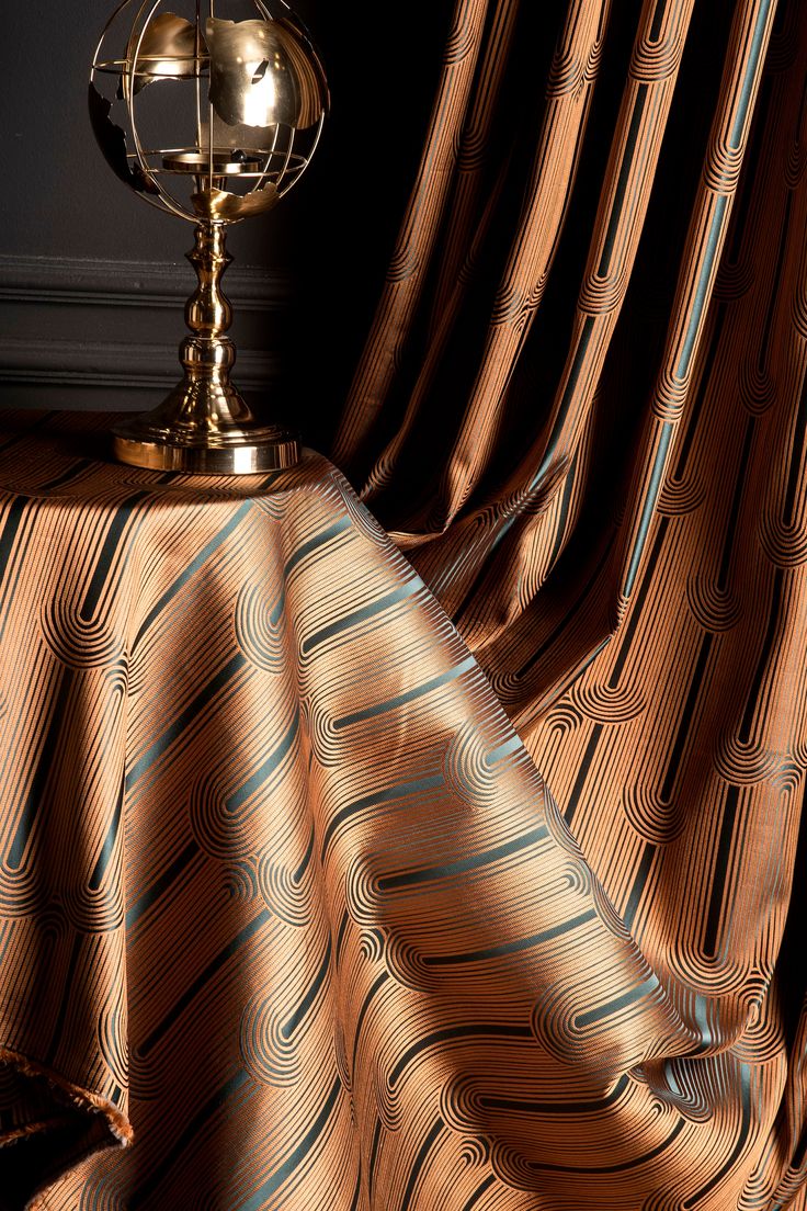 Green Orange Navy Brown Gold Turquoise Gray Curtains,Luxury Curtains for Livingroom (4).jpg